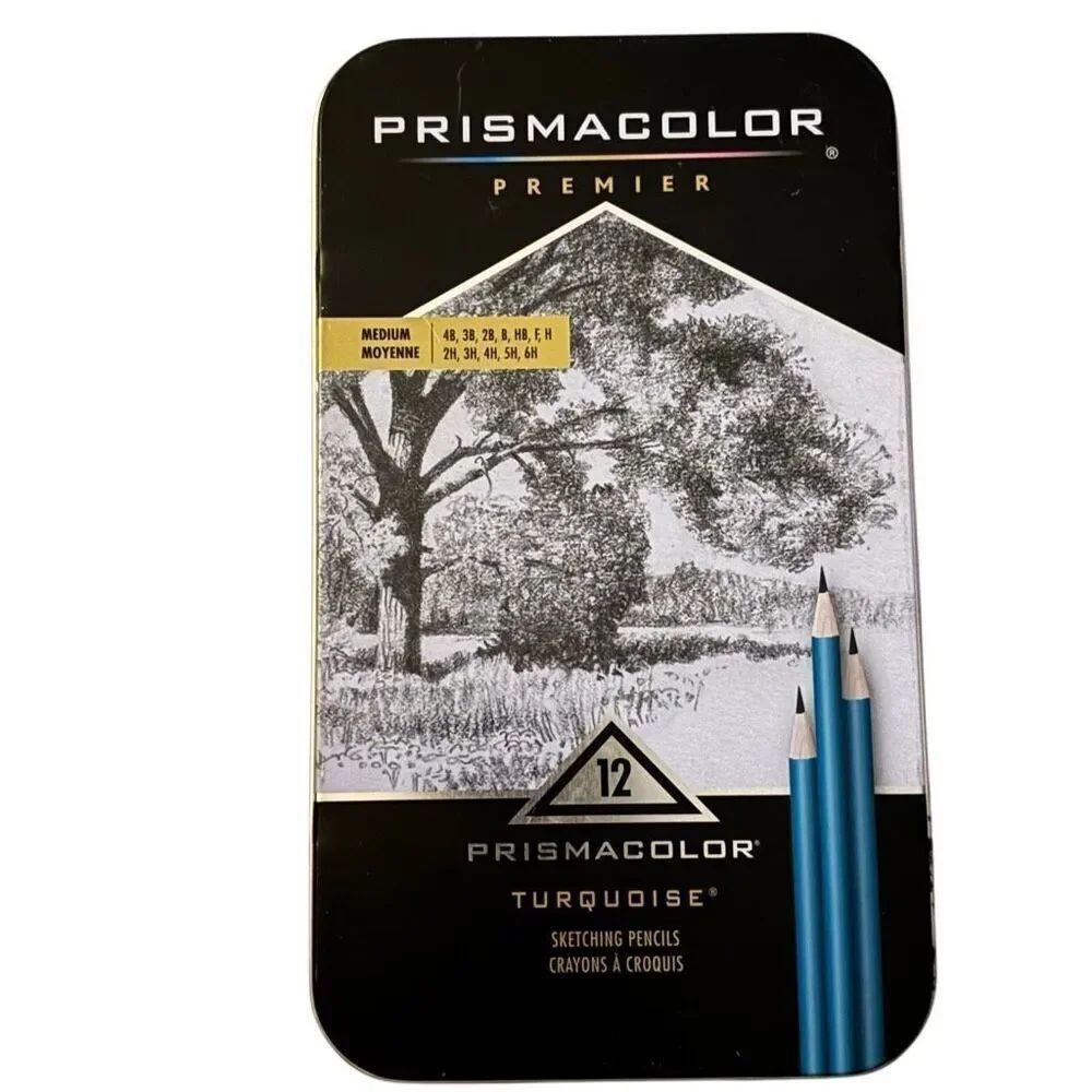Prismacolor Premier Turquoise Sketching Pencils (10 In Box)